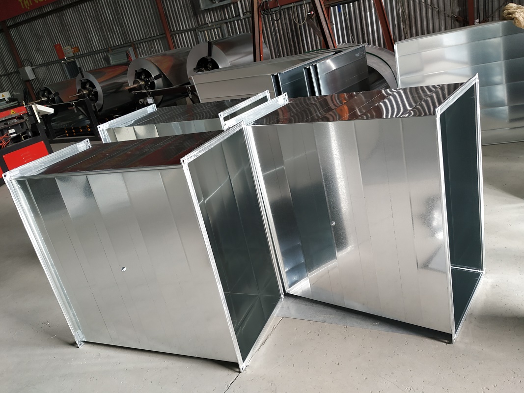 Ống gió vuông NATECHCO – Giải pháp tối ưu cho hệ thống thông gió công nghiệp